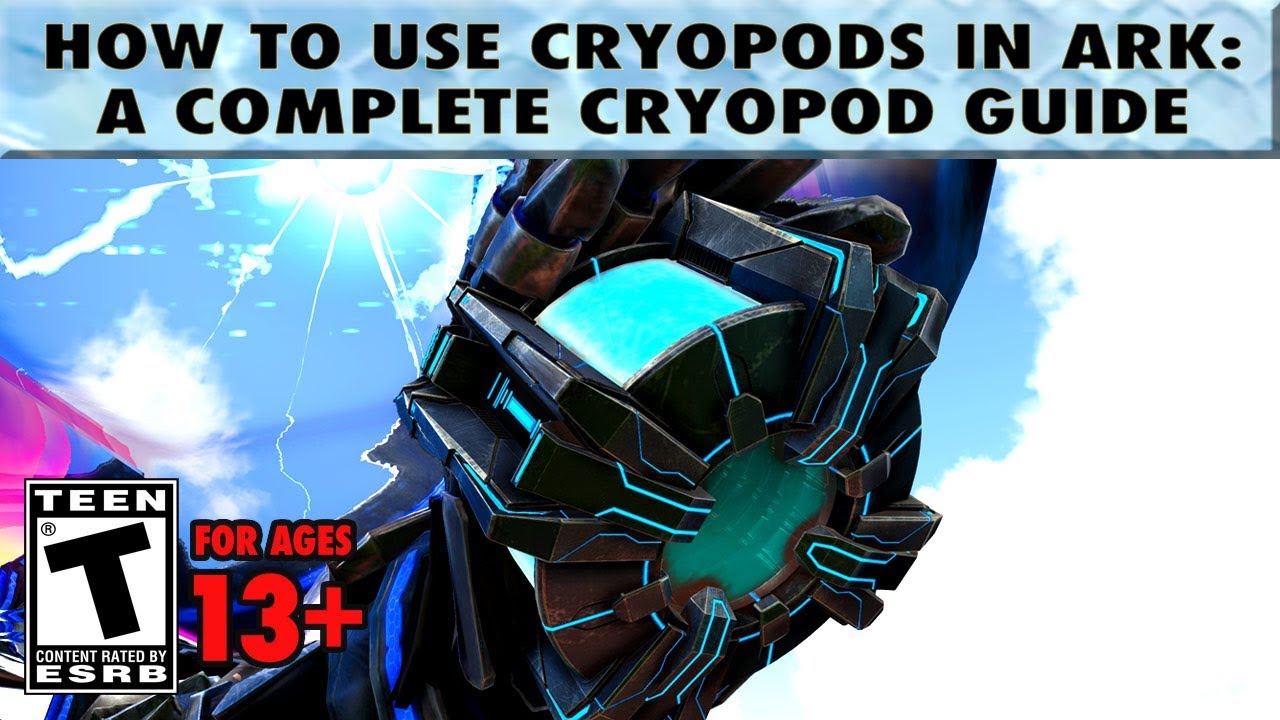 How to Use Cryopods in Ark: A Complete Cryopod Guide - YouTube