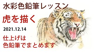 色鉛筆画 A4 ハルシュタットを見つめる小さな茶トラ mqdefault.jpg