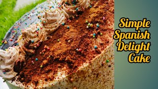 Simple Spanish Delight Cake Cake Design