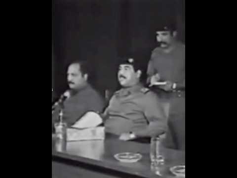 منو نبرة صوته تهزك صدام حسين اكسبلور Saddam