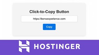 Add Clickable Copy Buttons for Emails & Codes on Hostinger Wealth