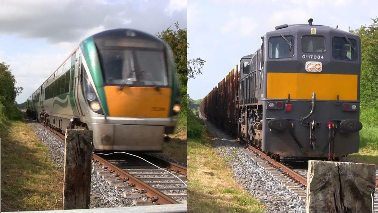 4-piece ICR; 084 on a laden timber @ Maddoxtown, Co. Kilkenny (7-6-2014)