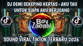 Download Lagu DJ DEMI SEKEPING KERTAS BY LATIPAH SOUND VIRAL TIKTOK TERBARU MP3
