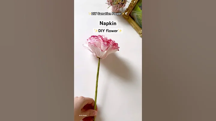 How to Make a Carnation Flower | DIY Tissue Paper Flower