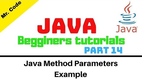 Java Method Parameters using NetBeans IDE | Java Begginers Tutorials Part 14