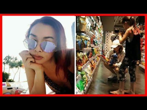 鐘麗緹備孕放飛自我，超市偷食，肉肉也很聽話的長在了肚子上！