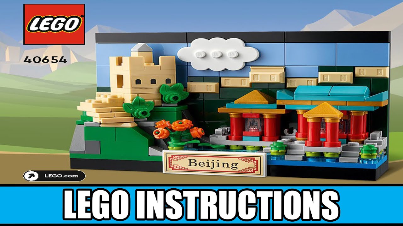 LEGO Creator 40654 Beijing Postcard building instructions