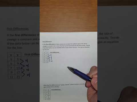 FirstDifferences exact