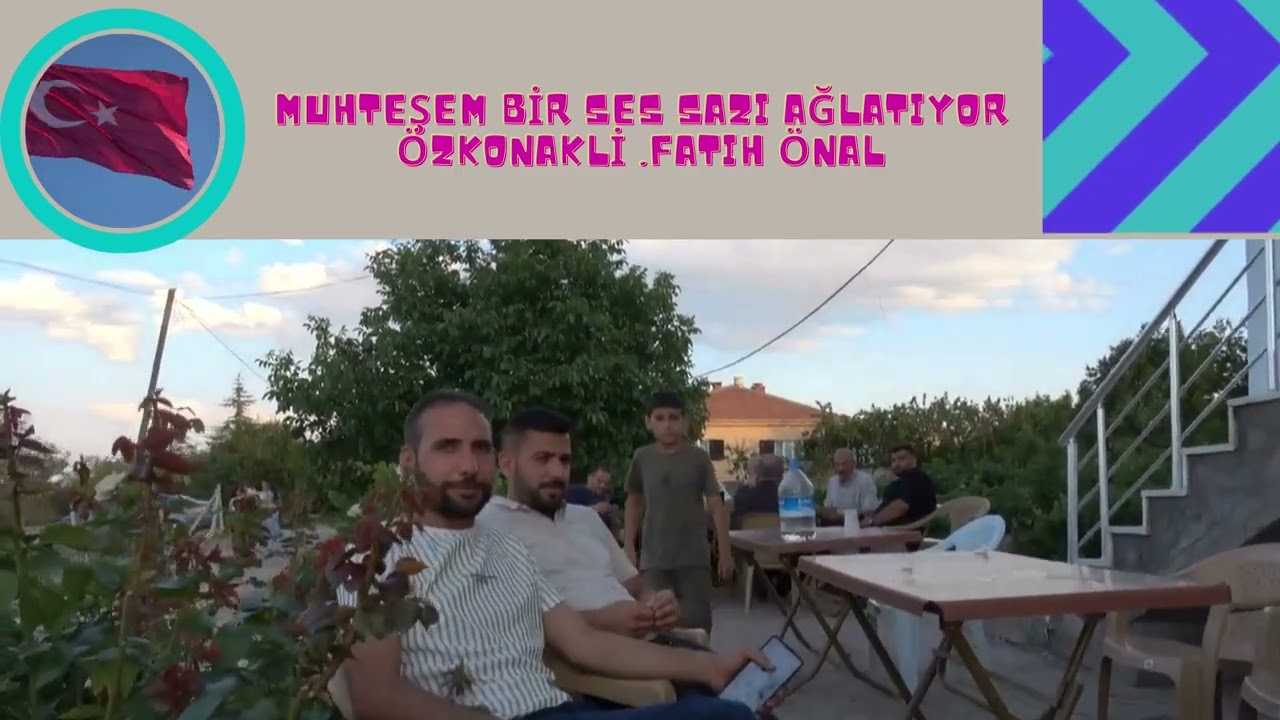 MUHTEŞEM BİR SES SAZI AĞLATIYOR ÖZKONAKLİ .FATIH ÖNAL