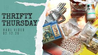 Thrifty Thursday and Craft Haul Video | Estate Sale, Clearance, Dollar Tree, Cigar boxes, Goodwill