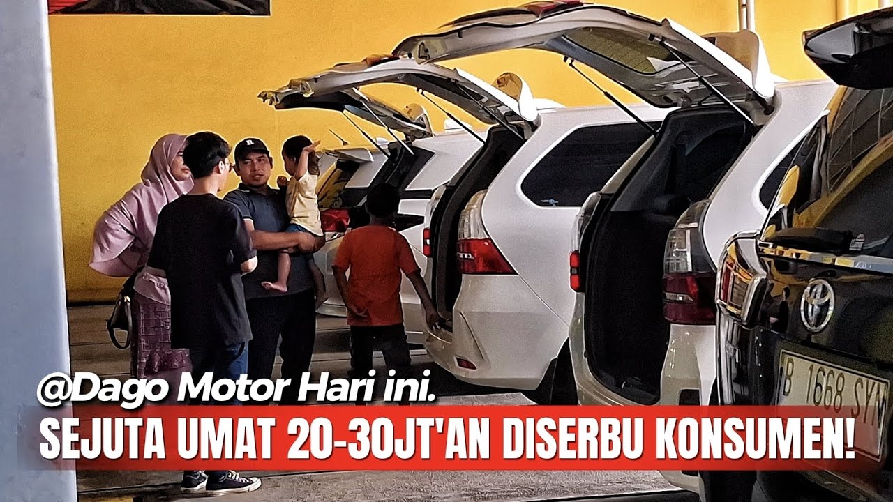 MUDIK PAKE MOTOR‼️ ANAK2 BEGIMANE? nih 20-30jt'an mobil proses bawa pulang! Kembang angs 1%an murah!