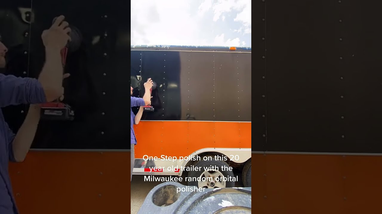 Revitalizing an Old Trailer: One-Step Polishing with a Random Orbital Polisher