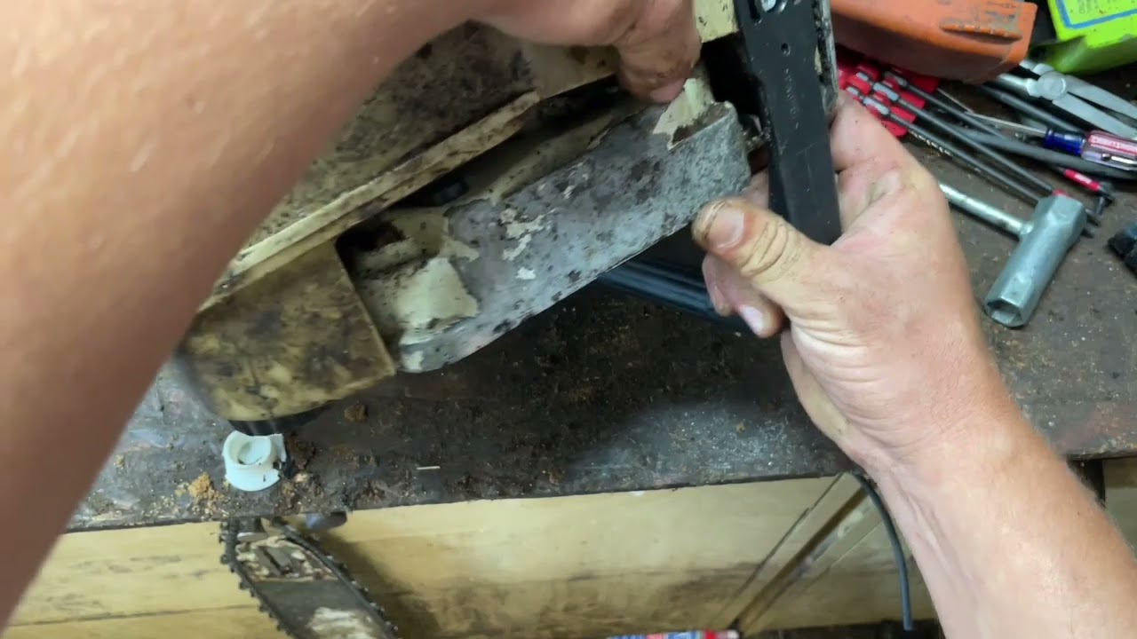 STIHL 034 AV SUPER 圧缩ありジャンク扱い(C04)