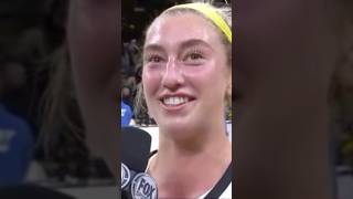 Lucy Olsen postgame sideline interview