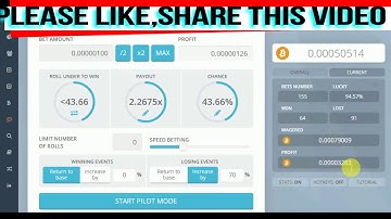 BITSLER NEW TRICK !! MIDIUM RISK HIGH PROFIT !! FAST EARNING BITCOIN IN LESS TIME NICE PROFIT