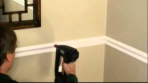 How to Install Chair Rail Video