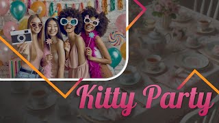Kitty Party Theme Animated PowerPoint Slides