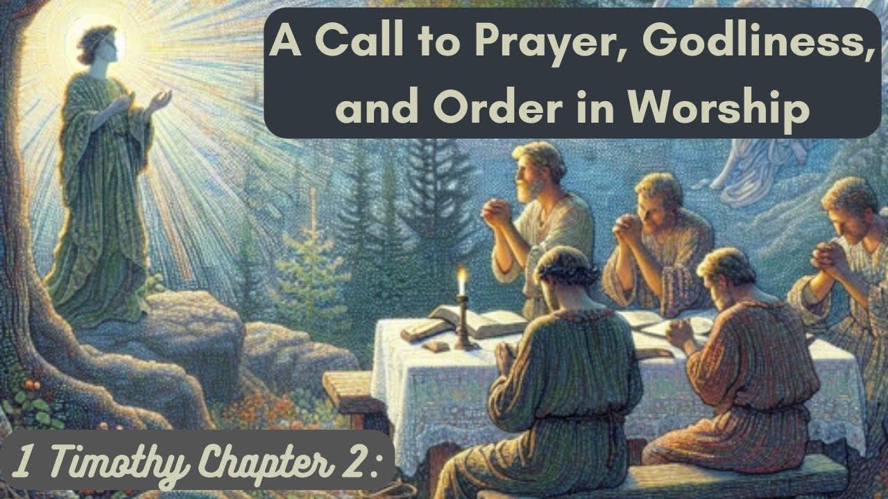 1 Timothy Chapter 2 – A Call to Prayer, Godliness, and Order in Worship ...