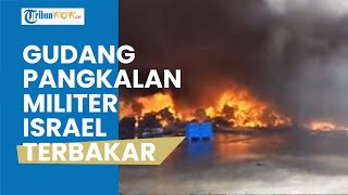 Kebakaran Gudang Pangkalan Militer Israel di Tel Hashomer Gush Dan, Peralatan Militer Israel Hangus
