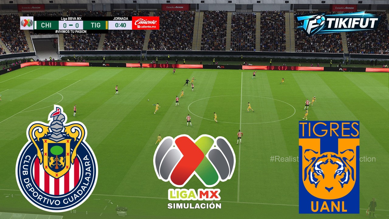 CHIVAS vs TIGRES Liga MX Cuartos de Final 2026 Partido Completo | Match ...