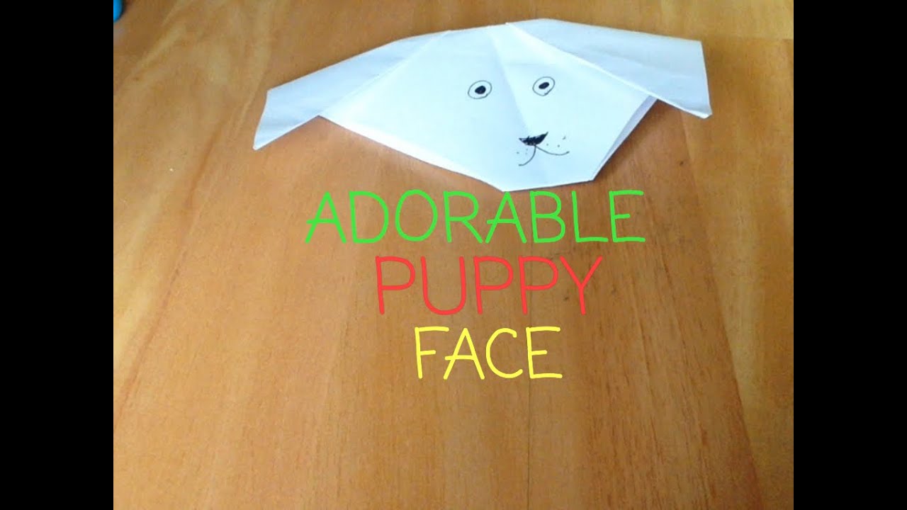 How To Make A Puppy's Face YouTube