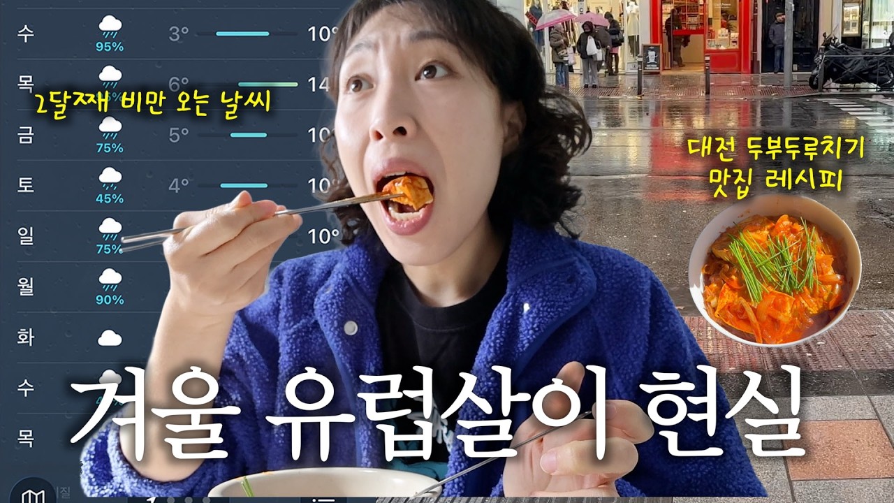 태양의 나라라며... 마드리드 두달 내내 우천 취소 ☔️