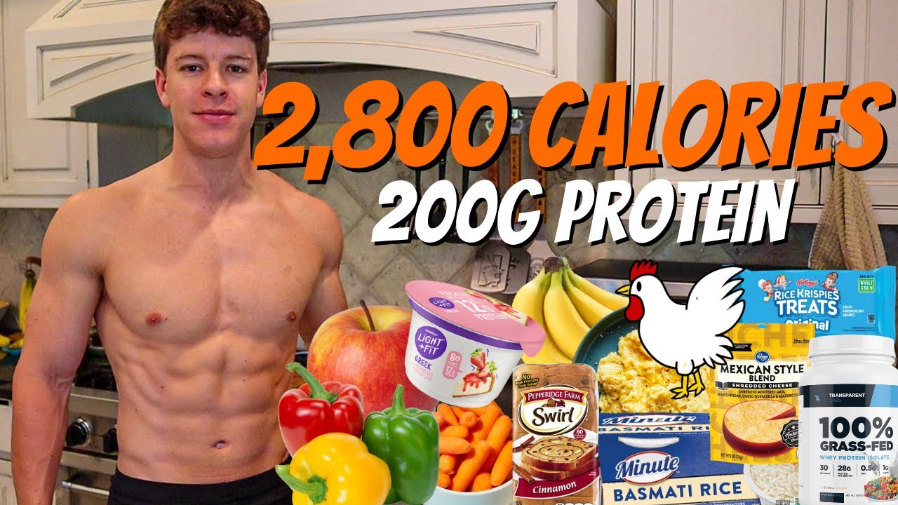 Full Day of Eating 2,800 | High Protein Diet To Build Muscle - YouTube
