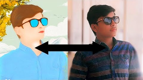 How To Create Vector Art Cartoon Effect In Only 1 Click | Without Desing App In | Vector Art