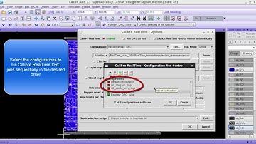 How to launch multiple Calibre RealTime DRC jobs sequentially