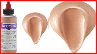 DecoPac Rose Gold Shimmer Premium Airbrush Color
