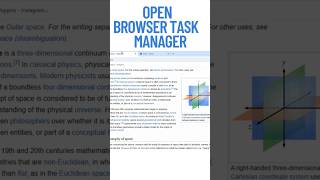 Browser Task Manager | Make Your Browser Run faster #chrometipsandtricks