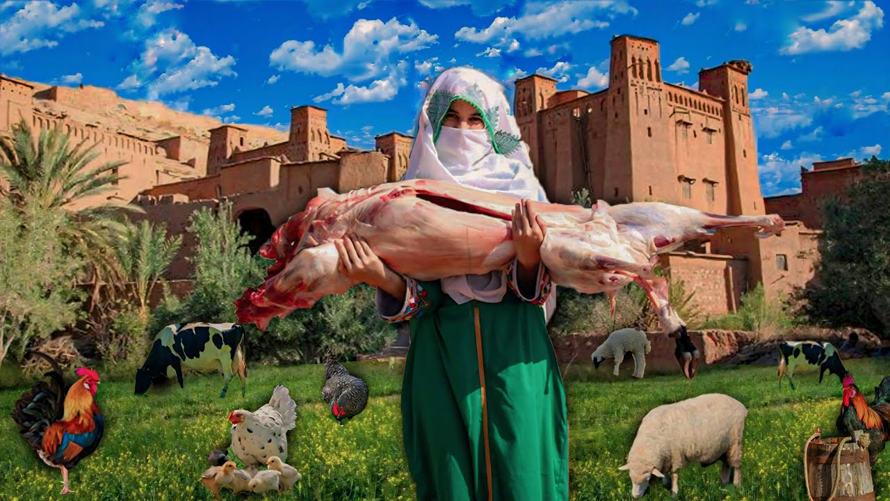 Relaxing Vibes: Brewing tea 🫖 and Grilling Meat 🥩 on a Mountain Summit⛰️🐐