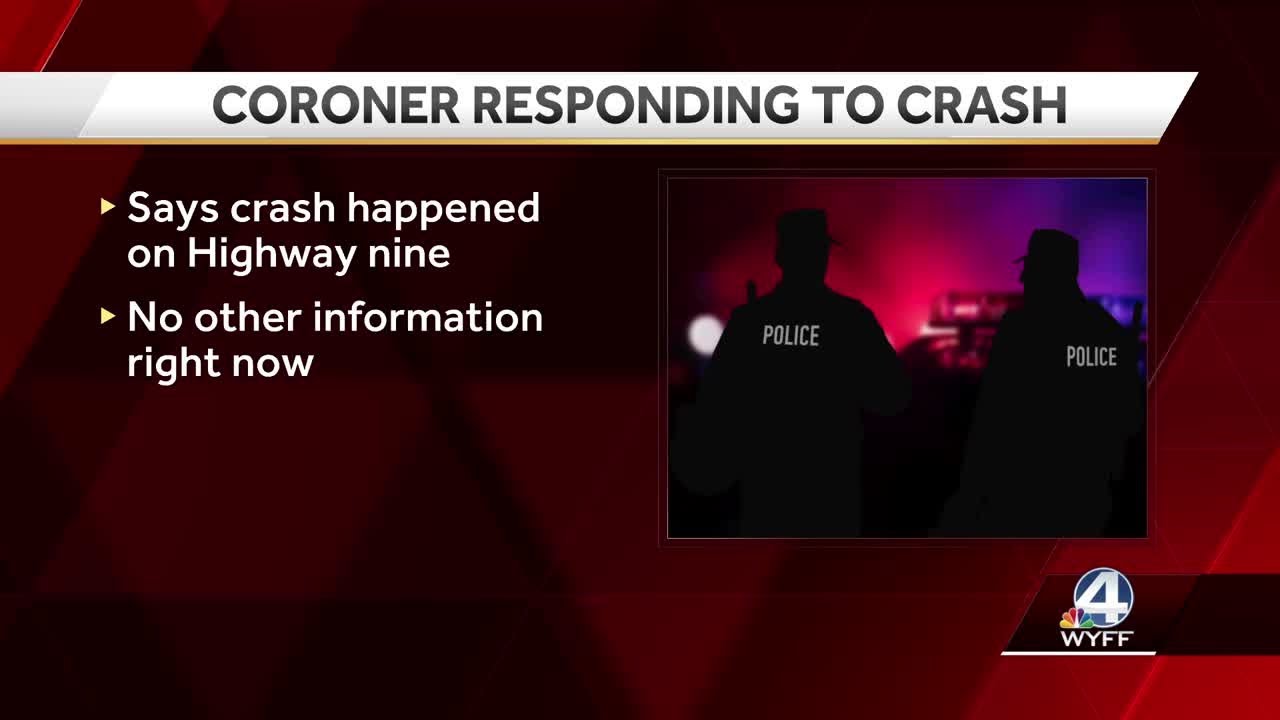 Coroner responding to crash in Spartanburg County - YouTube