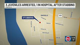 3 juveniles arrested following overnight stabbing in Enfield, police say