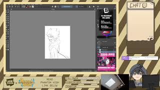 Late night drawing // quiet stream (kinda)