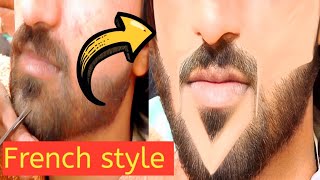 French  style  New Khat style beard style #haircut #video #hair  hair style and beauty tips