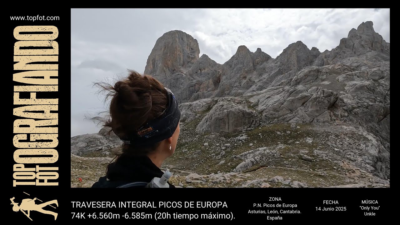 "TRAVESERA INTEGRAL PICOS DE EUROPA" 74K +/-6.600m 20h. PN PICOS DE EUROPA, Asturias-León-Cantabria.