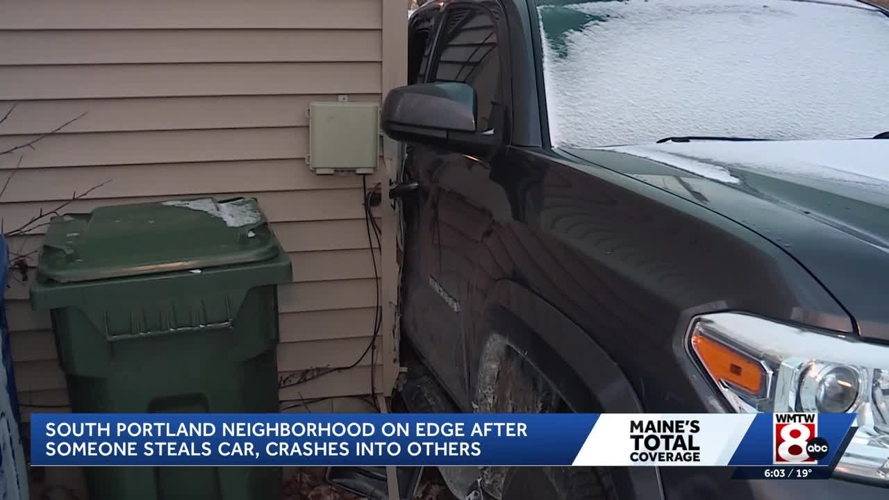 South Portland woman has car stolen, totaled just feet from her home