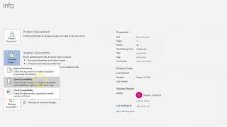 Word Accessibilty - Accessibility Checker