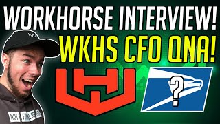 EXCLUSIVE INTERVIEW WITH WORKHORSE CFO STEVE SCHRADER! WKHS STOCK!