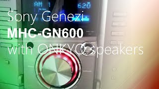 Sony Genezi MHC-GN600 - ONKYO PS-105
