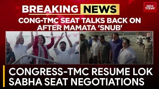 Congress-TMC Seat Sharing Talks Revived in Bengal | West Bengal News | Mamata Banerjee News
