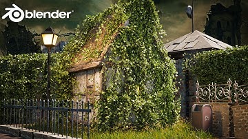 How to create procedural Ivy in Blender! (Geometry Nodes Tutorial)