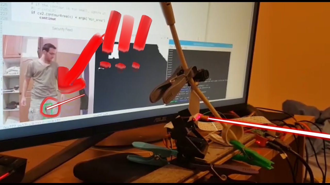 Laser Tracking Video