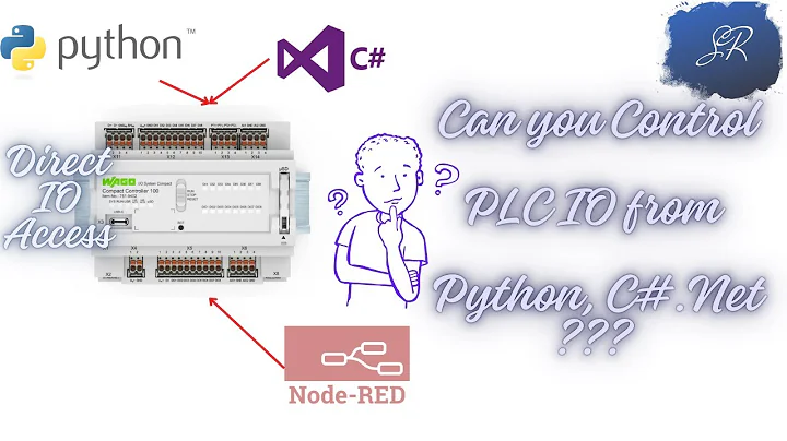 Wago CC100 PLC Control IO Board from Python , C# , Node-Red