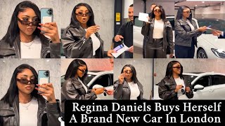 Regina Daniels Buys Herself A Brand New Car In London. Congratulations 🎉