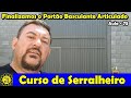 Curso de Serralheiro 75 - Finalização do nosso Portão Basculante Articulado - Parte 04