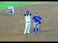 Javier Baez reacts to young girl hit by foul ball from Albert Almora...Cubs vs. Astros...5/29/19