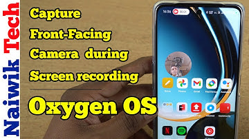 Capture front-facing Camera While Recording Screen in Oneplus Phone