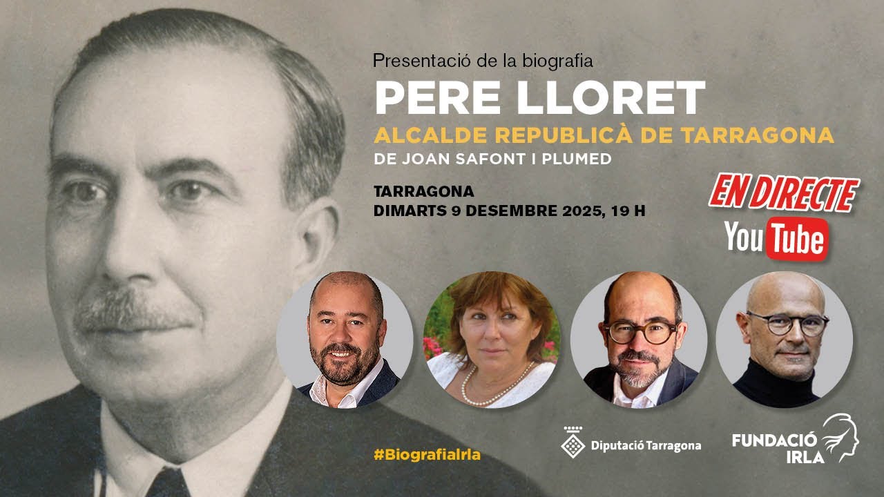 Presentació de la biografia de Pere Lloret